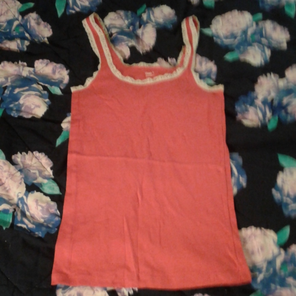 GAP Lace Trim Tank Top